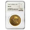 1967 1 oz South African Krugerrand Gold Coin NGC MS 65