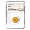 1910 $2.5 Indian Head Quarter Eagle Gold Coin NGC MS 61