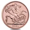 2021 Great Britain Gold Double Sovereign BU