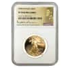 2008 W 1/2 oz $25 Proof Gold American Eagle NGC PF 70 UCAM (Saint-Gaudens Sign Label)