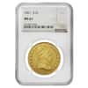 1801 $10 Draped Bust Eagle Gold Coin NGC MS 61