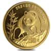 1990 1/2 oz Chinese Gold Panda 50 Yuan Large Date BU (Sealed)