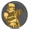 2018 1 oz Niue Silver $2 Star Wars Stormtrooper Black Ruthenium 24K Gold Edition (w/Box & COA)