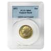 1871 British Gold Sovereign Victoria Young Head Shield PCGS MS 64