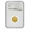 1913 $2.5 Indian Head Quarter Eagle Gold Coin NGC MS 62