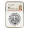 2019 Great Britain 2 oz Silver Queen's Beasts (Falcon) Coin NGC MS 69 Early Releases