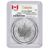 2018 1 oz Silver Canadian Maple Leaf Lunar Dog Privy PCGS MS 69 First Day of Issue