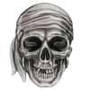 2017 1 oz Palau Pirate Skull High Relief Antiqued Silver Coin $5 .999 Fine (w/Box)