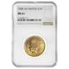 1908 $10 Indian Head Gold Eagle No Motto NGC MS 61