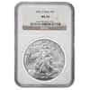 2001 1 oz Silver American Eagle $1 Coin NGC MS 70