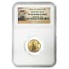 2014 W 1/10 oz $5 Proof Gold American Eagle NGC PF 70 UCAM First Releases