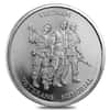 1/2 oz Platinum Vietnam Veterans Memorial Round .9995 Fine (Scruffy)