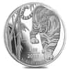 2018 1 oz South Korea Silver Tiger Medal BU