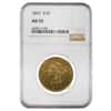 1847 $10 Liberty Head Gold Eagle Coin NGC AU 55