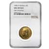 1898 Russia 10 Roubles Nicholas II Gold Coin AGW .2489 oz NGC UNC Details