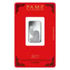 Box of 25 - 10 gram PAMP Suisse Year of the Rooster Silver Bar (In Assay)