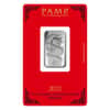 Box of 25 - 10 gram PAMP Suisse Year of the Dragon Silver Bar (In Assay)