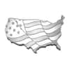 5 oz USA Flag Map Elemetal Silver Coin / Bar .999 Fine (Sealed)