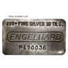 10 oz Engelhard Cast Silver Bar .999 Fine