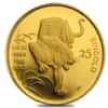 1986 1/4 oz Singapore 25 Singold Year of the Tiger Gold Proof-Like Coin (Sealed)