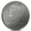 1934 D Silver Peace Dollar XF