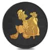 2018 1 oz Niue Silver $2 Disney Scrooge McDuck Black Ruthenium 24K Gold Edition (w/Box & COA)