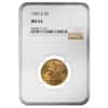 1902 S $5 Liberty Head Gold Half Eagle Coin NGC MS 63