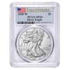 2018-W 1 oz Burnished Silver American Eagle PCGS SP 69 First Strike