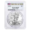 2019 1 oz Silver American Eagle $1 Coin PCGS MS 70 First Day of Issue