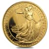 1987 Great Britain 1/2 oz Proof Gold Britannia Coin (In Cap)