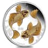 2012 1 oz Niue Proof Silver $2 Koi - Feng Shui Series (w/Box & COA)