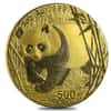 2002 1 oz Chinese Gold Panda 500 Yuan .999 Fine BU (Sealed)