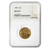 1893 $5 Liberty Head Half Eagle Gold Coin NGC MS 64+ 