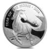 2014 Great Britain 1 oz Proof Silver Year of the Horse Coin .999 Fine (w/Box & COA)