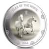 2014 1 oz Niue Proof Silver $2 Year of the Horse (w/Box & COA)