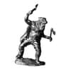 3 oz Silver Norse Berserk Viking Warrior .925 Silver Sterling - Art of War Series (Antiqued)