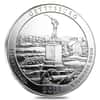 2011 5 oz Silver America the Beautiful ATB Gettysburg National Military Park Coin