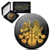 2018 1 oz Austrian Silver Philharmonic Coin Black Ruthenium 24K Gold Edition (w/Box & COA) 