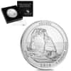 2014-P 5 oz Silver America the Beautiful ATB Utah Arches National Park Uncirculated Coin (w/Box & COA)