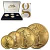 2006 W 1.85 oz Burnished Gold American Eagle 4-Coin Set (w/Box & COA)