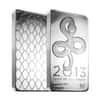 10 oz Year Of The Snake Silver Bullion Bar .999 Fine