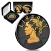 2017 D 1 oz American Liberty Uncirculated Silver Medal .9999 Fine Black Ruthenium 24K Gold Edition (w/Box & COA)