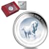 2014 1/2 oz Niue Proof Silver $1 Year of the Horse (w/Box & COA)