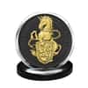 2018 Great Britain 2 oz Silver Queen's Beast (Unicorn) Coin .9999 Fine Black Ruthenium 24K Gold Edition (w/Box & COA)
