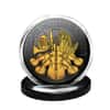 2018 1 oz Austrian Silver Philharmonic Coin Black Ruthenium 24K Gold Edition (w/Box & COA) 