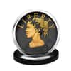 2017 S 1 oz American Liberty Proof Silver Medal .9999 Fine Black Ruthenium 24K Gold Edition (w/Box & COA) 