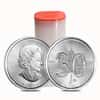 2018 1 oz Silver Canadian Maple Leaf 30th Anniversary .9999 Fine $5 Coin BU
