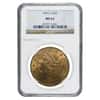 1892 S $20 Liberty Head Double Eagle Gold Coin NGC MS 63