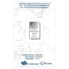 Box of 25 - 2.5 Gram PAMP Suisse Lady Fortuna Silver Bar .999 Fine (In Assay)