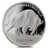 1 oz Asahi Liberty Trade Buffalo Silver Round .999 Fine